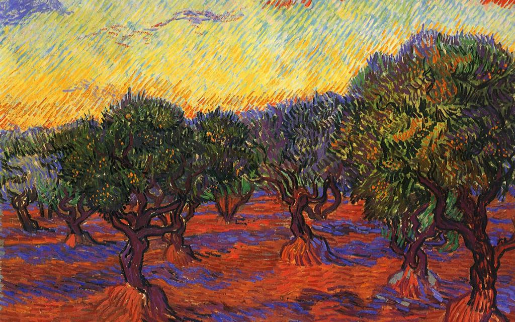 Vincent Van Gogh绘画 - 红场