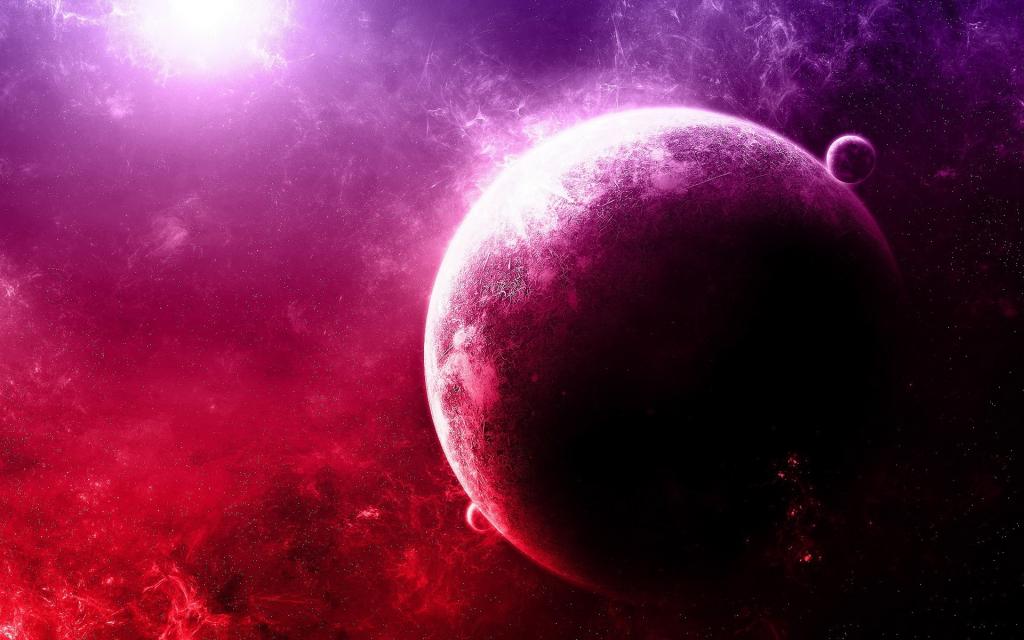 紫色的星球