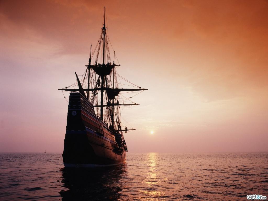 帆船去日落