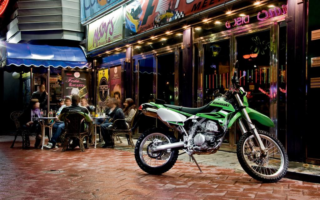 新的可靠的摩托车川崎KLX 250