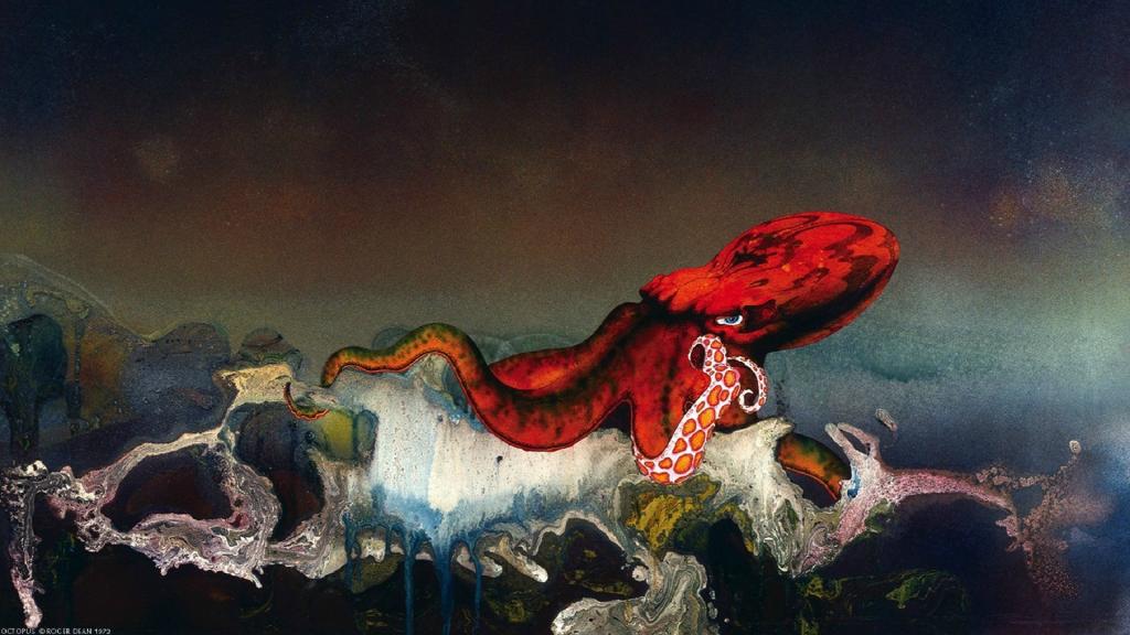 海洋之王红色章鱼