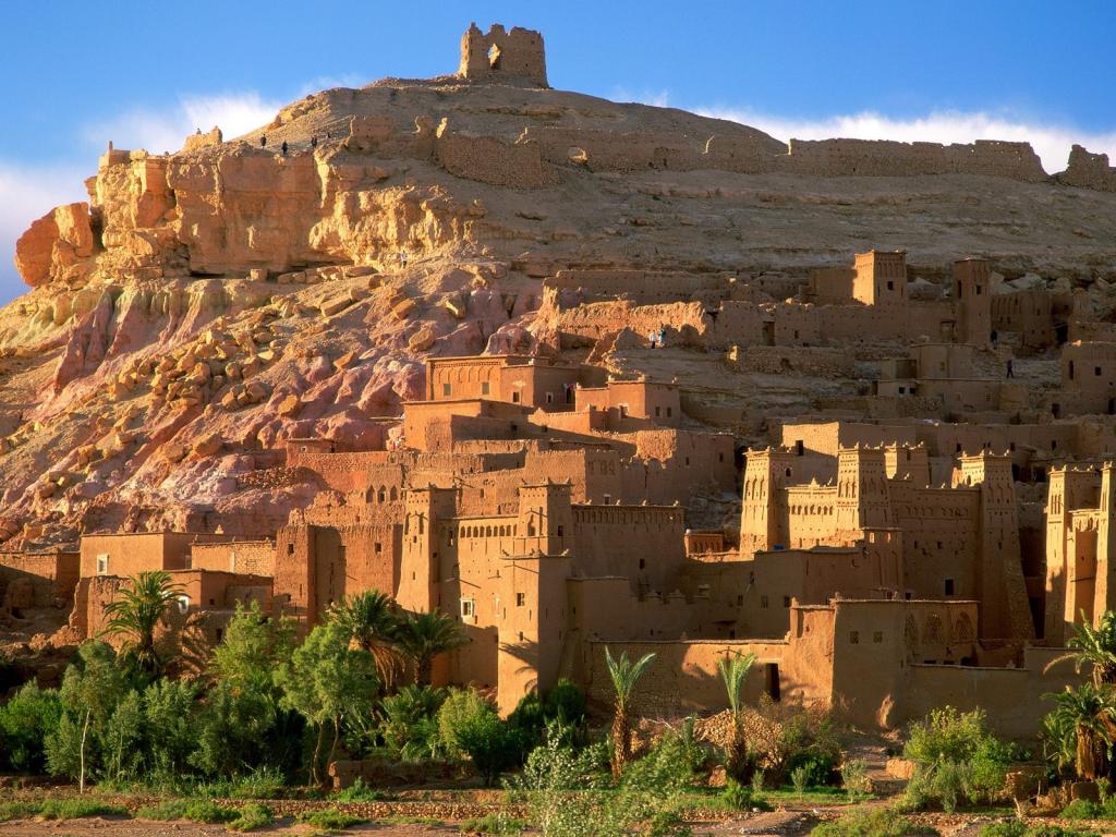 古堡遗址/ Islet Benhaddou /摩洛哥/非洲