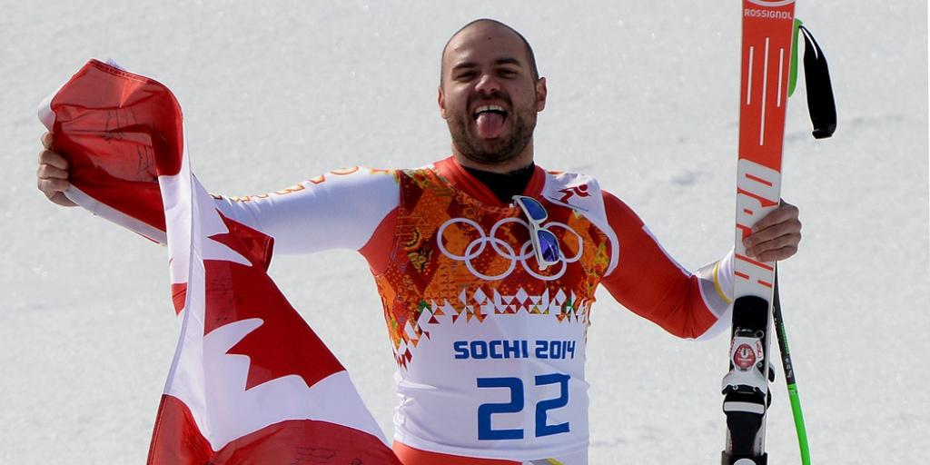 来自加拿大的索尔·胡德克在奥运会上获得铜牌