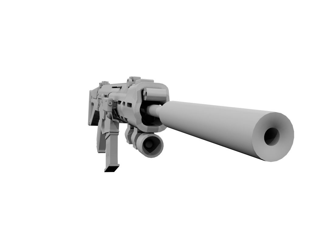 狙击步枪，3D模型