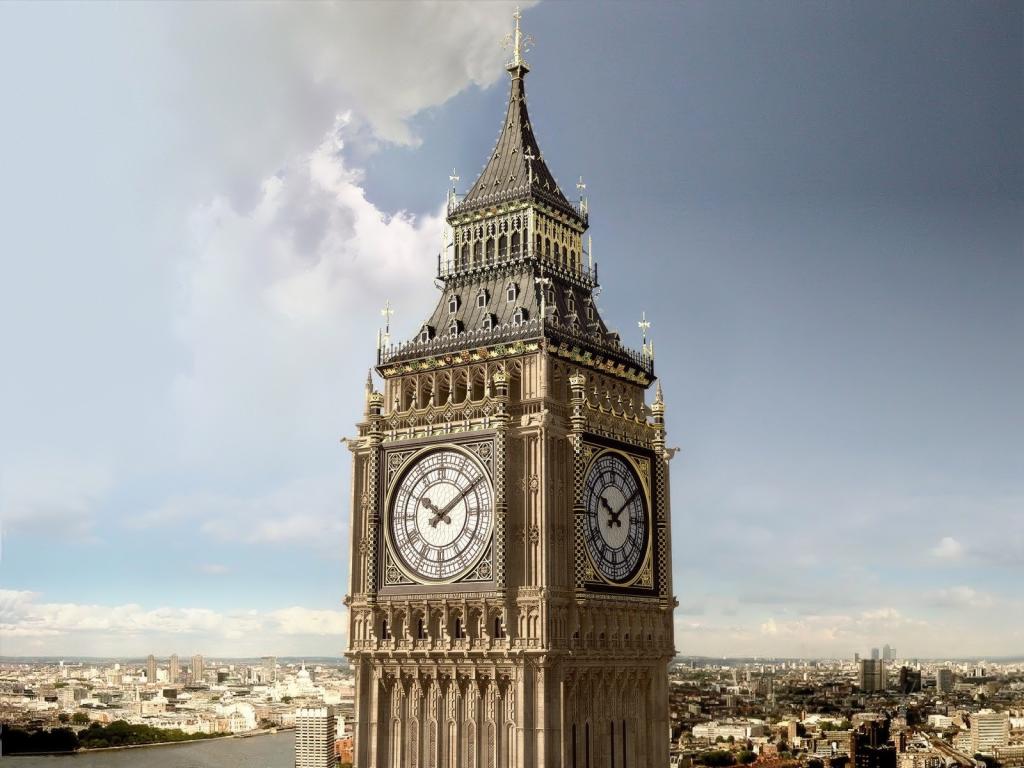 在伦敦英国的大本钟