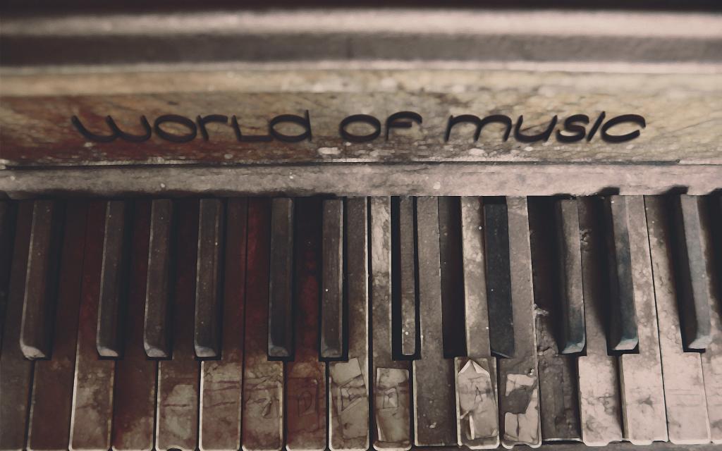 旧钢琴的音乐世界