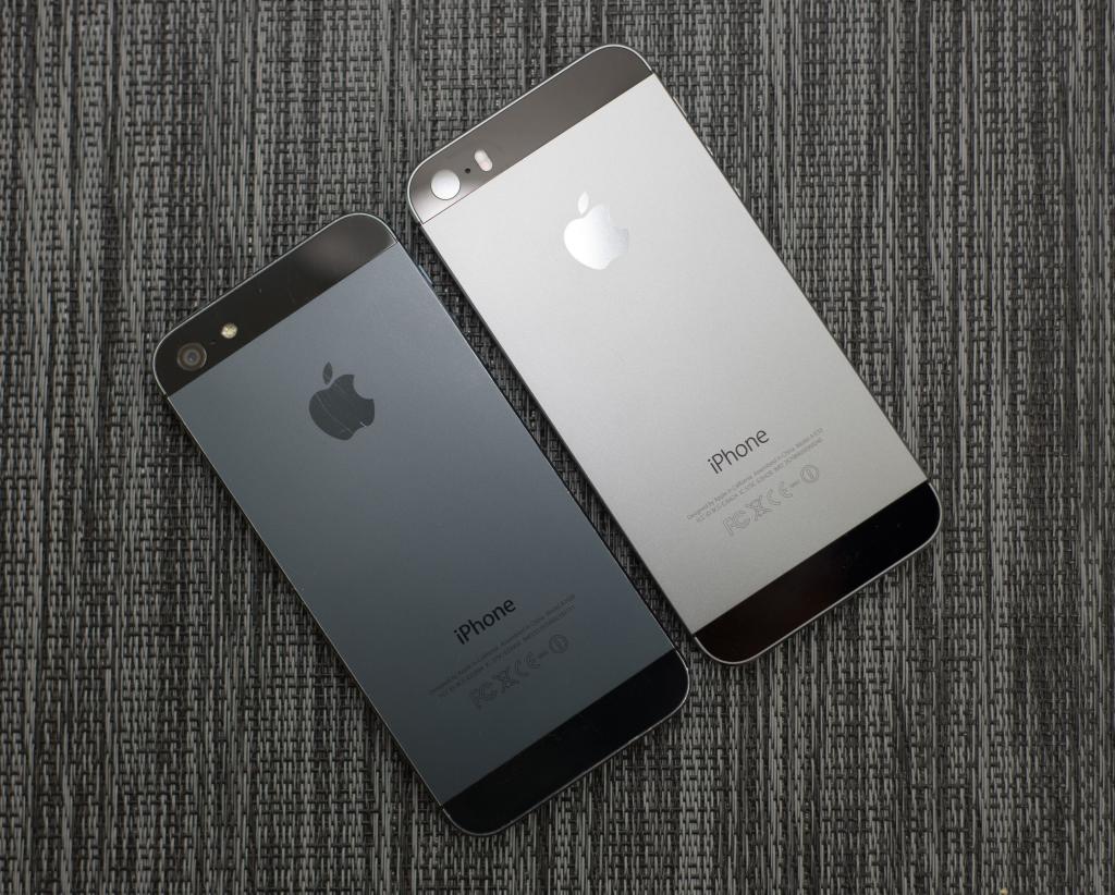 Iphone 5S和Iphone 5比较