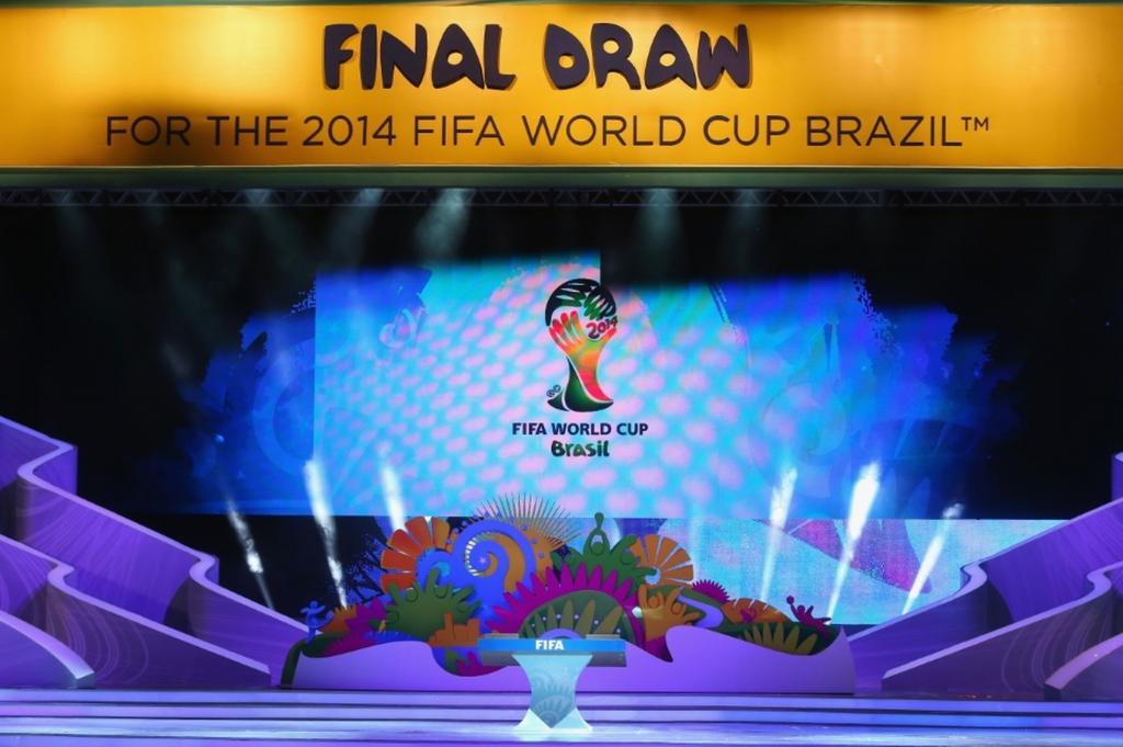 在世界杯的场面国际足联在巴西2014年