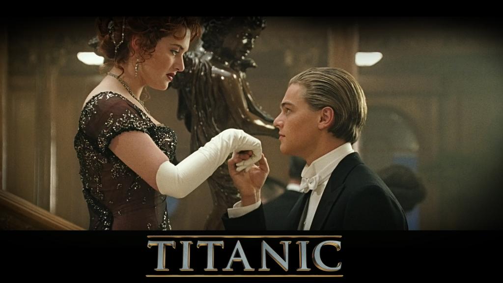 杰克邀请罗斯在电影“泰坦尼克号”中跳舞