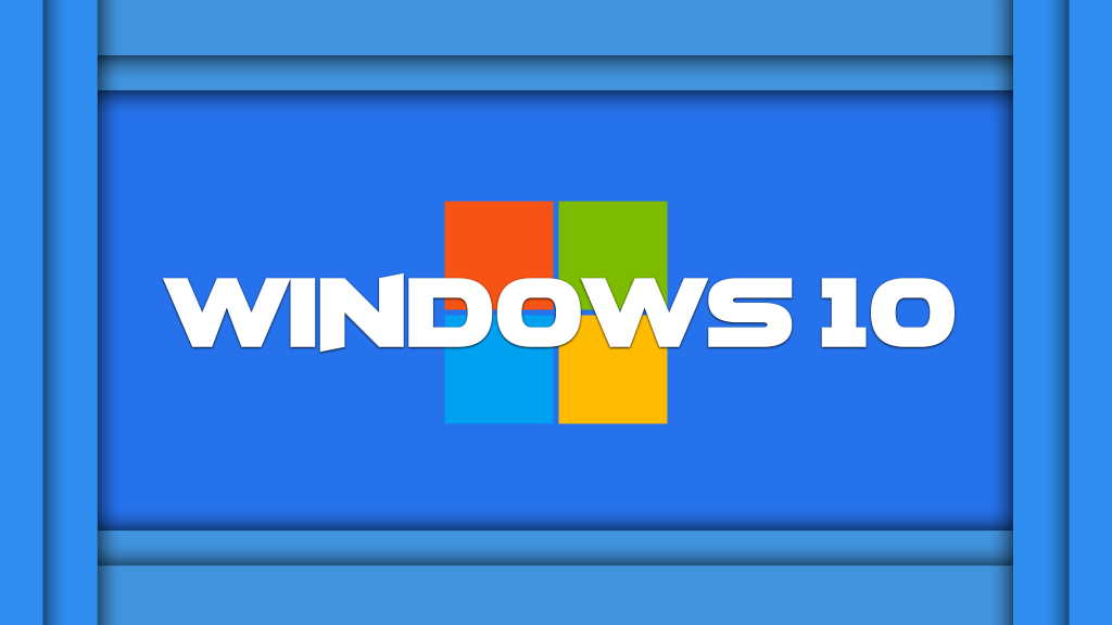 来自微软的windows 10的蓝色背景 高清图片 壁纸 酷酷桌面