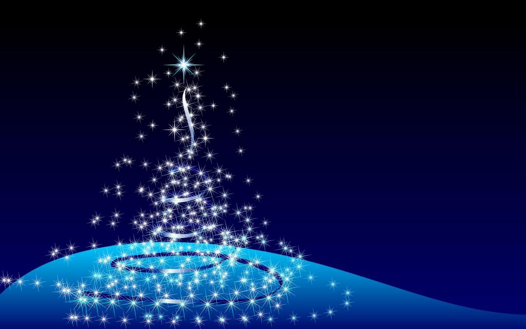 以一棵圣诞树的形式圣诞节的星星
