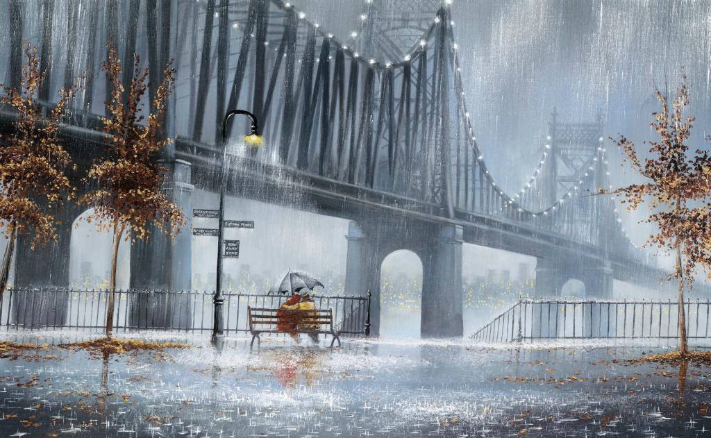 杰夫罗兰雨的绘画
