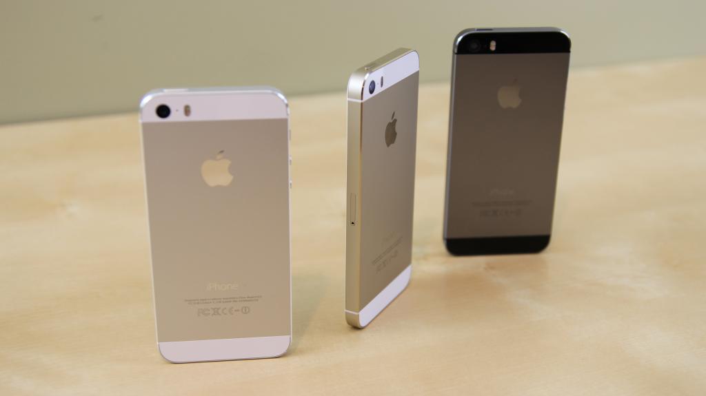 新的Iphone 5S，所有的颜色