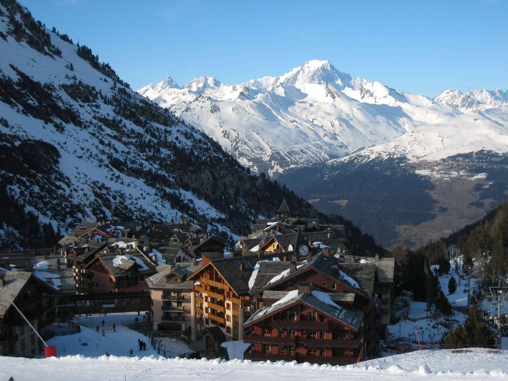 Les Arcs，法国滑雪胜地的城市