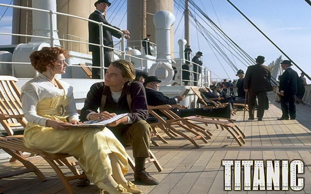 从电影泰坦尼克号的场景