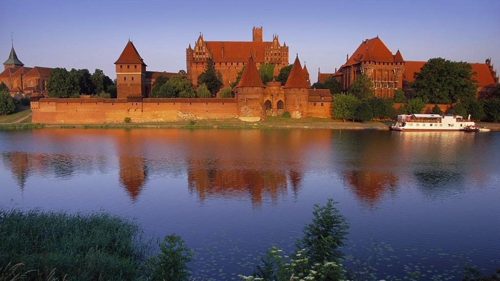 在波兰的马尔堡城堡