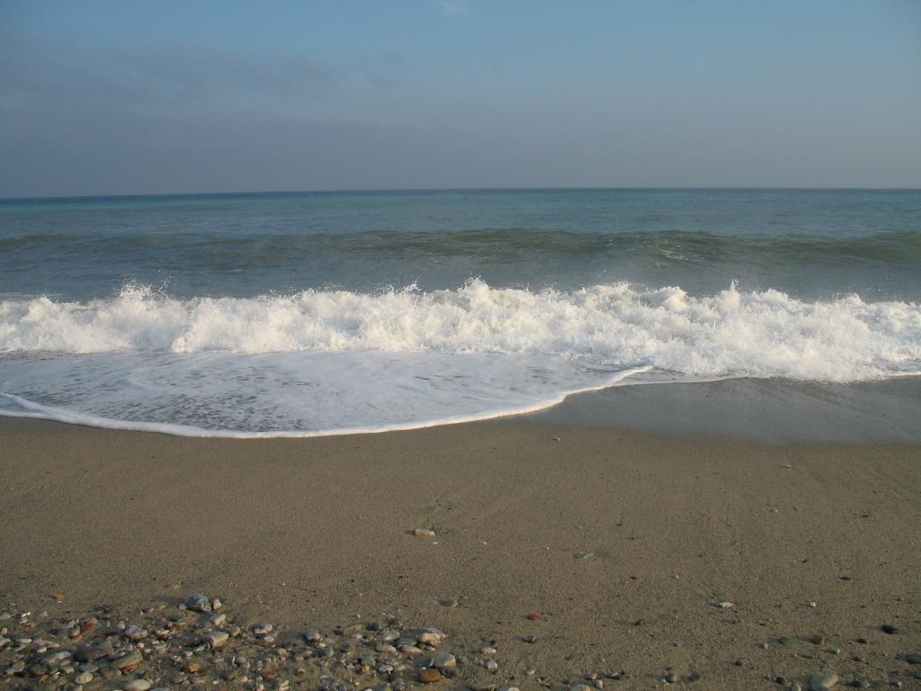 在Spotorno，意大利海滩上的暑假