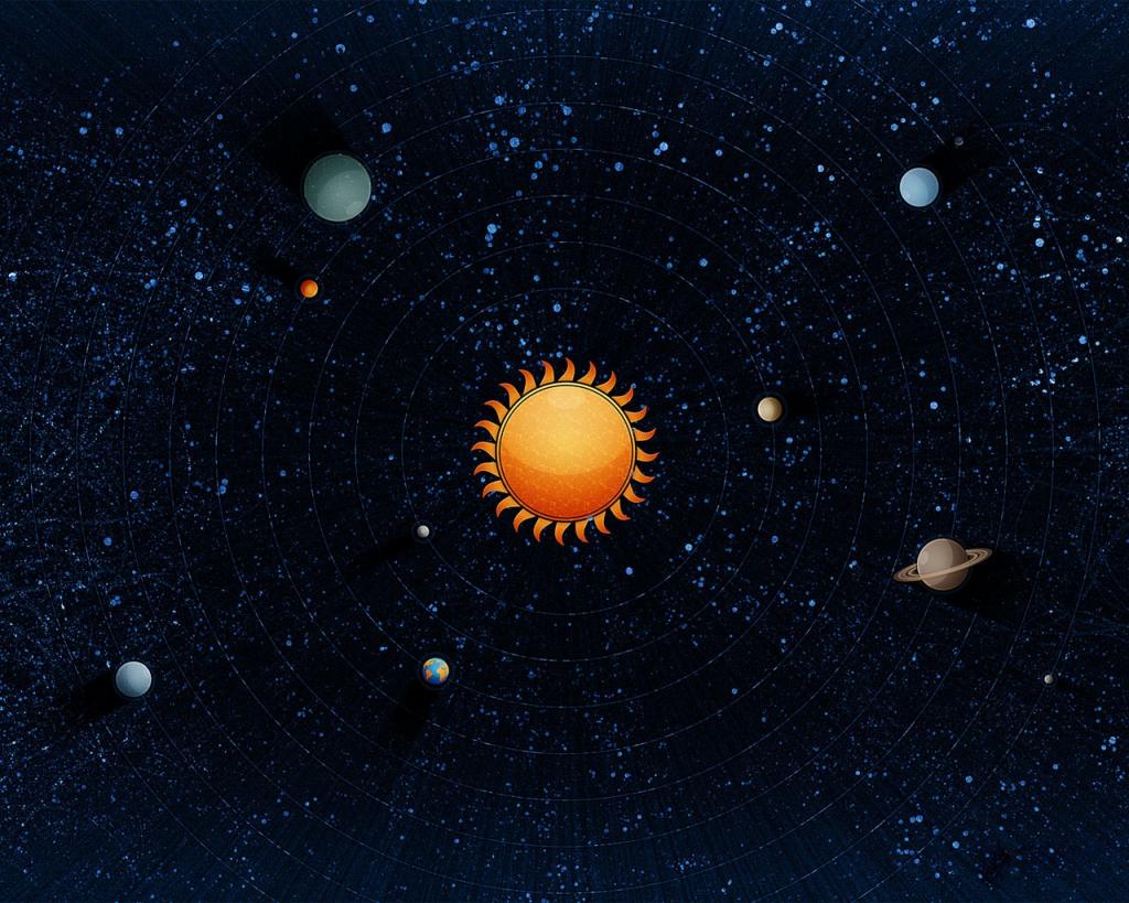 太阳系的图片