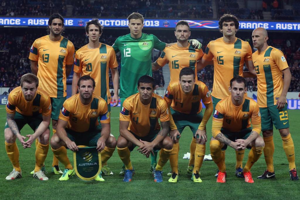 在2014年巴西世界杯的澳大利亚队