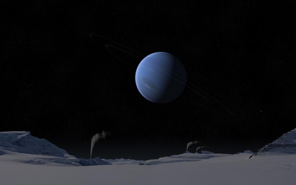 海王星的卫星照片