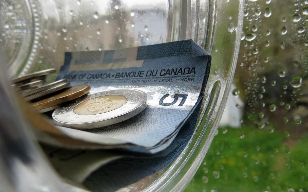 加拿大的硬币和纸币