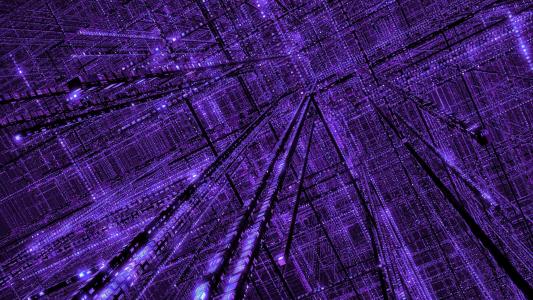 数字紫色矩阵