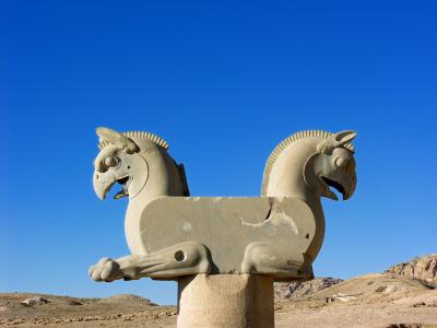 在伊朗的古代雕塑