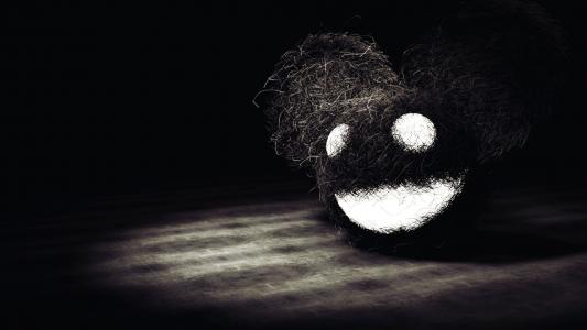 DJ deadmau5的毛茸茸的面具