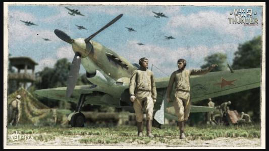 战争雷霆两名飞行员和他们的飞机