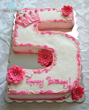 生日蛋糕以5号的形式