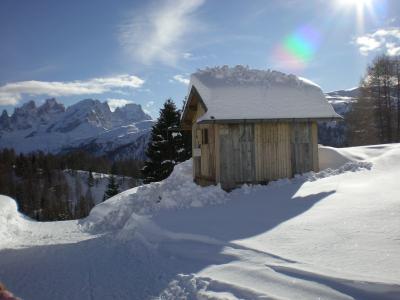 Val di Fassa滑雪胜地的一所房子，意大利