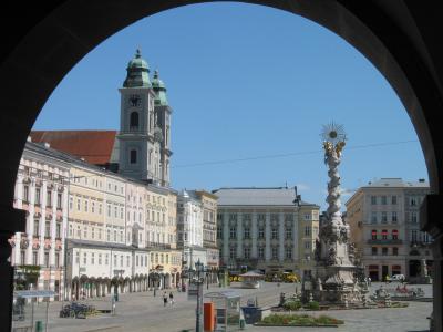 拱门在奥地利林茨市