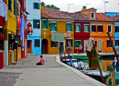 Murano，意大利海岛上的色彩缤纷的房子