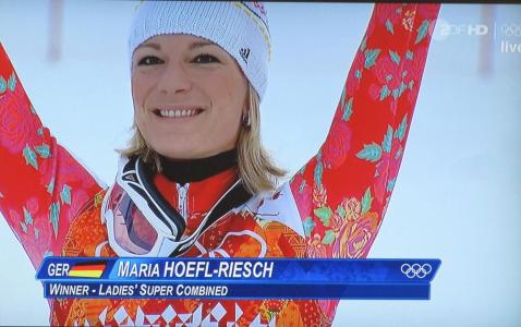 金牌和铜牌的老板是索契的德国滑雪运动员玛丽亚赫夫里什
