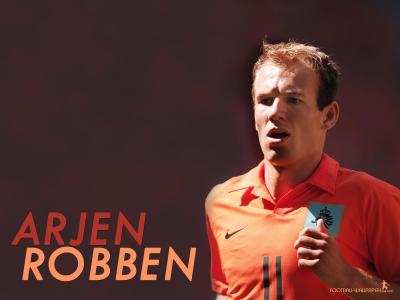 巴伐利亚Arjen罗本独特的足球运动员