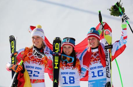 奥地利滑雪运动员Nicole Hosp是银牌和铜牌的拥有者