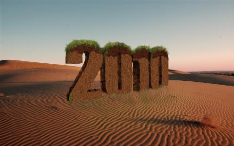 2010年新年沙漠
