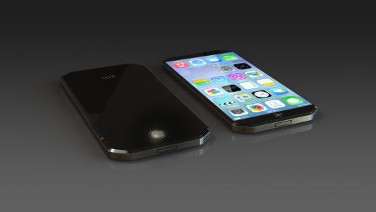 黑概念电话苹果计算机iPhone 6