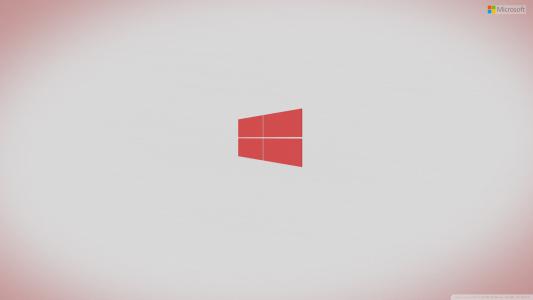 Windows 8红色的最小主题