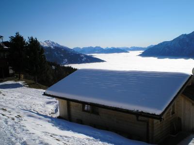 奥地利利恩茨度假胜地的白雪覆盖的房子