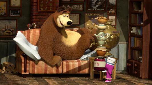 玛莎叫熊喝茶，卡萨玛莎和熊