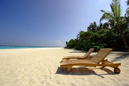 沙美岛，泰国的无尽的海滩