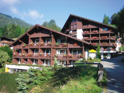 Bad Kleinkirchheim，奥地利滑雪胜地的镇房子