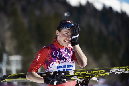 金牌的主人是波兰的滑雪者Justina Kowalczyk