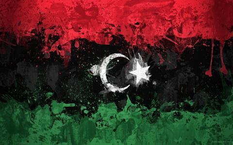 利比亚的旗子