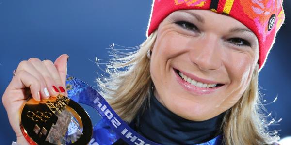 Maria Hefl Risch 2014年，德国滑雪运动员在索契获得金牌和铜牌