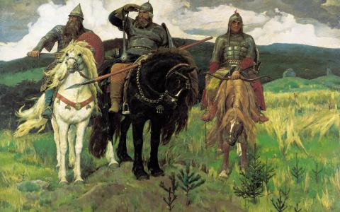 瓦斯涅佐夫的绘画三位英雄