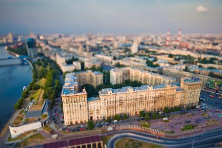 建筑物在莫斯科
