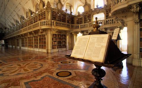古籍在图书馆，葡萄牙