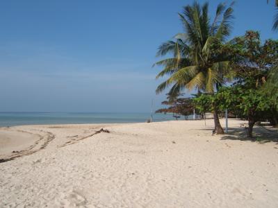 在Phangan，泰国岛上的沙滩